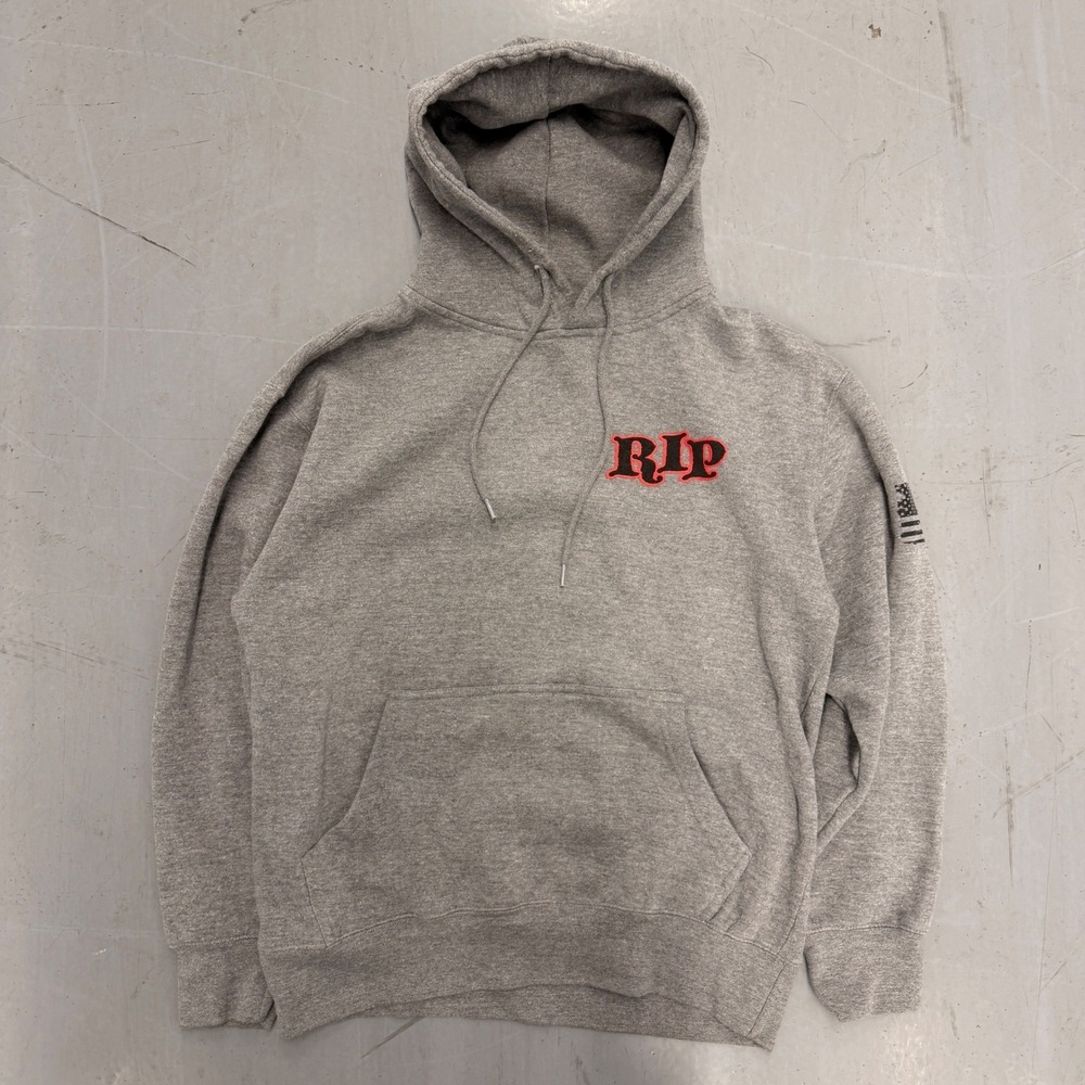 RIP Rockscapes In Paradise Grey Hoodie Mens Size M Est 2006 Graphic Print - Picture 1 of 11